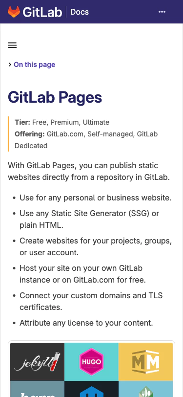 GitLab Pages